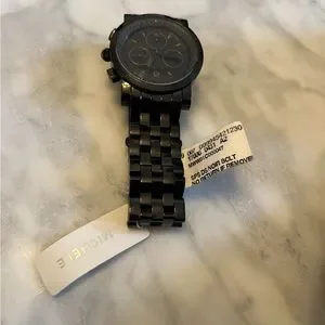 Michele Sport Sail Noir Watch, 96 Diamonds, New w Tags. Needs battery replaced. Michele Sport Sail Diamond Chronograph | Chicago Pawners  main image 4